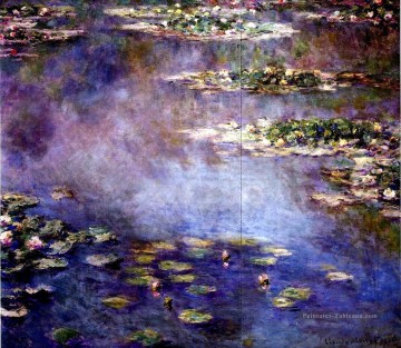 Fleurs impressionnistes œuvres - Nénuphars 1906 Claude Monet Fleurs impressionnistes